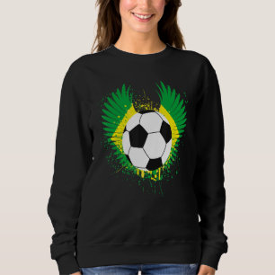 Moletom Brasil: Bandeira do Futebol das Asas Brasileiras