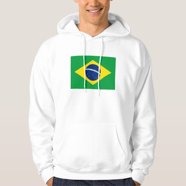 Moletom Brasil - bandeira nacional brasileira (Frente)
