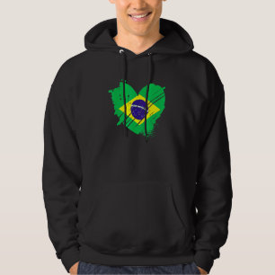 Moletom Brasil Bandeira Que Amo Está No Meu Adn Para Brasi