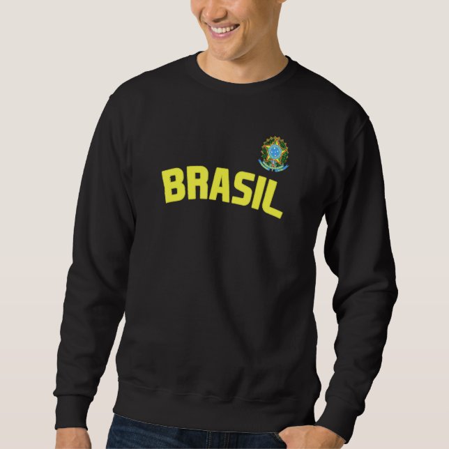 Moletom Brasil Orgulho Brasil Bandeira Internacional C (Frente)