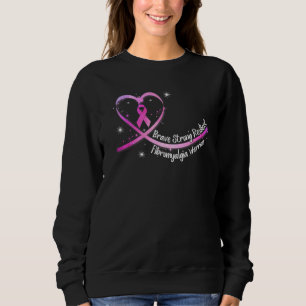 Moletom Brave Strong Resilient Fibromialgia Guerreira Awar