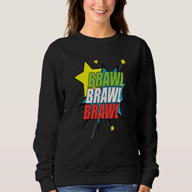 Moletom Brawl Repetir e Gráfico Estrelas (Frente)