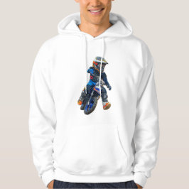 Moletom Braxton #18 Michigan MX Boyz White Hoodie