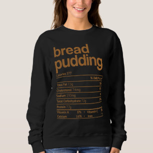 Moletom Bread Pudim Nutrição Fato de Ação de Graças Christ
