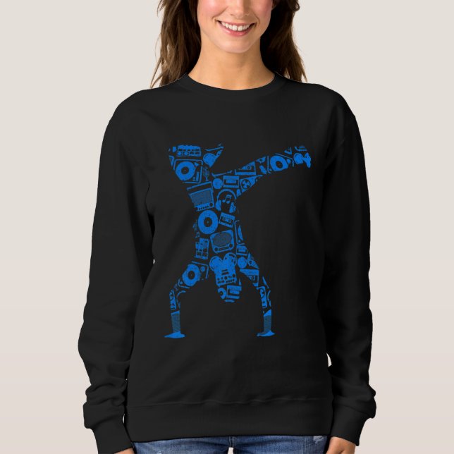 Moletom Breakdance Sillhouette Street Dance 3 (Frente)