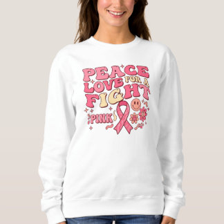 Moletom Breast Cancer Awareness / Paz Amor Lucha