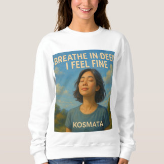 Moletom Breath in Deep - Sweatshirt Damen