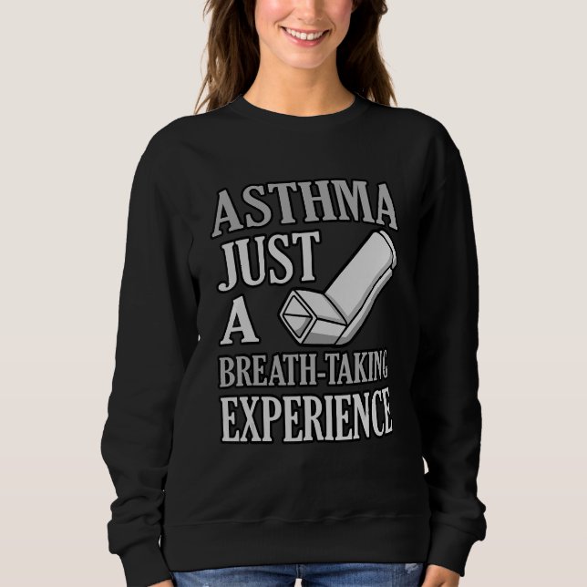 Moletom Breath Taking Experience Asthma Awareness Month Gr (Frente)