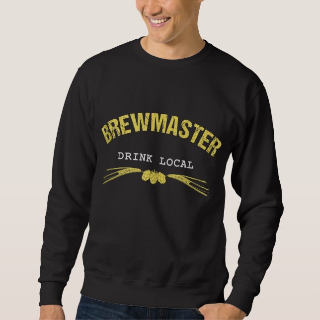 Moletom Brewmaster Bebida Local Brew Home Brew Master Cr (Frente)