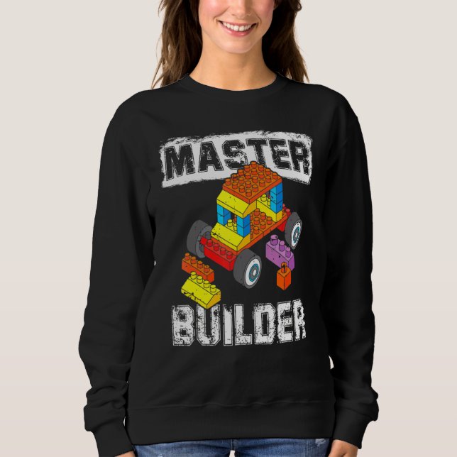 Moletom Brick Builder bloqueia Master Builder Kid Toy Boys (Frente)