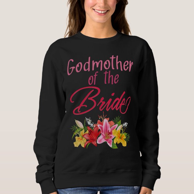 Moletom Bridal Party Wedding Bride Godmother (Frente)