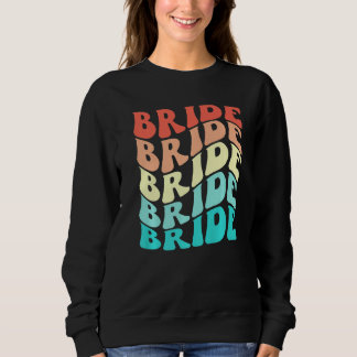 Moletom Bride I Do Crew Retro Bachelorette Party Bridesmai