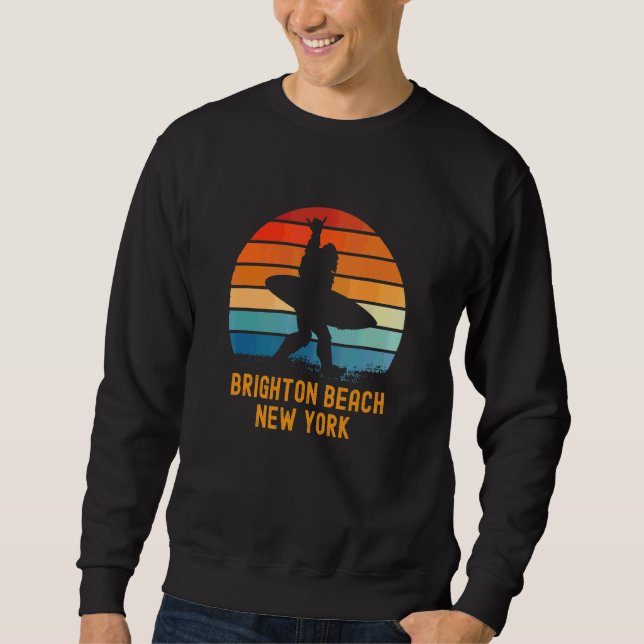 Moletom Brighton Beach New York Sasquatch Souvenir (Frente)