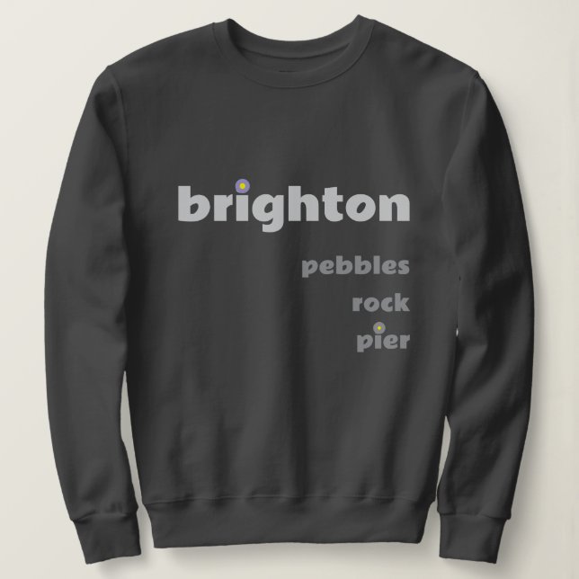 Moletom Brighton Pebbles Rock Pier Sweater (Frente do Design)