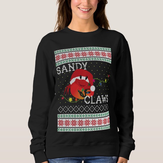 Moletom Brincadeiras de Sandy Sandy, Doce De Natal Feio, D (Frente)
