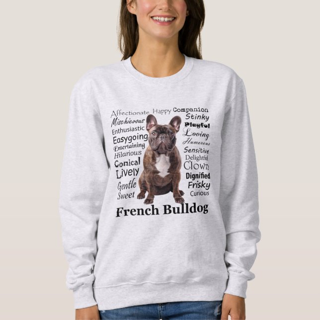 Moletom Brindle French Bulldog Traits (Frente)