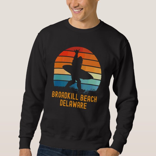 Moletom Broadkill Beach Delaware Sasquatch Souvenir (Frente)