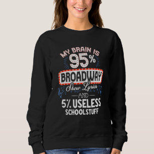 Moletom Broadway mostra teatro de Broadway na Broadway