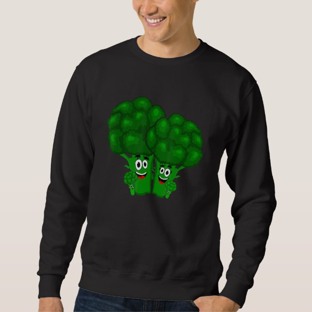 Moletom Broccoli Family Vegetable Vegetarian Vegan Broccoh (Frente)