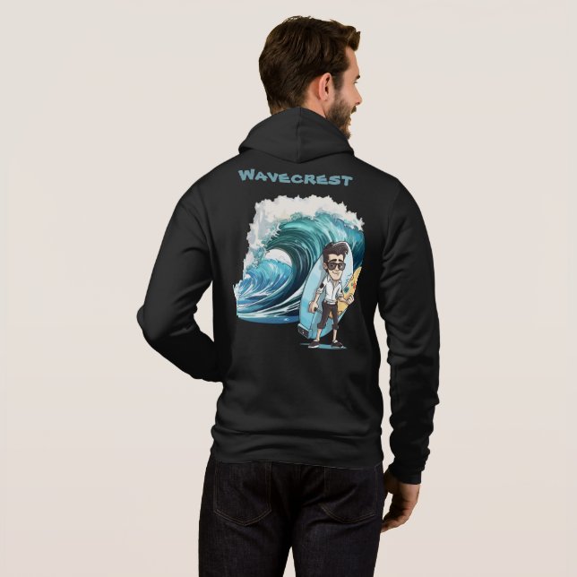Moletom Brody Ocean Wavecrest (Parte Traseira Completa)