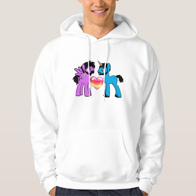 Moletom Brony Love Men size Hoodie (Frente)