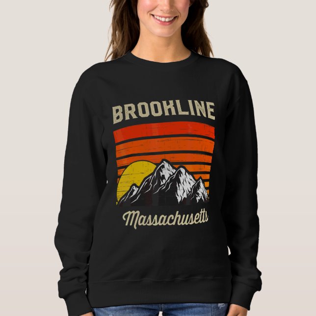 Moletom Brookline Massachusetts Hometown Estado Usa (Frente)