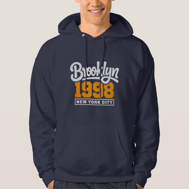 Moletom Brooklyn 1988 Hoodie Sweatshirts (Frente)