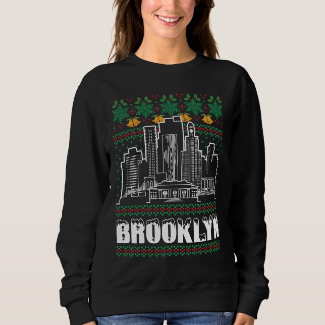 Moletom Brooklyn New York Natal Feio (Frente)