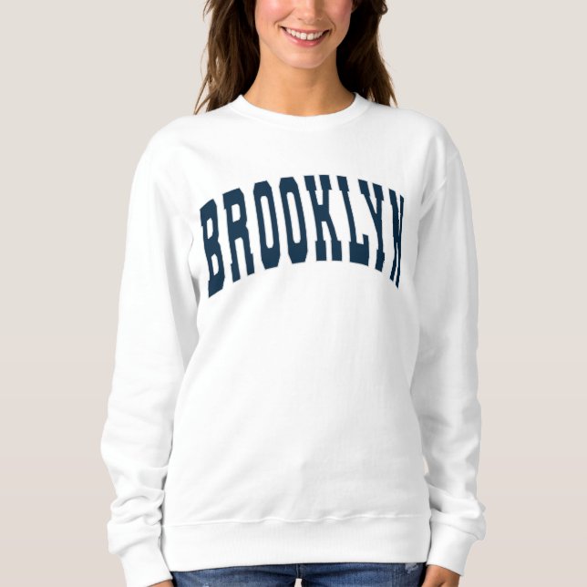 Moletom Brooklyn NYC Vintage College Style Sweet (Frente)