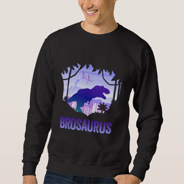 Moletom Brosaurus Rex Brother Saurus Matching Dinosaur Fam (Frente)