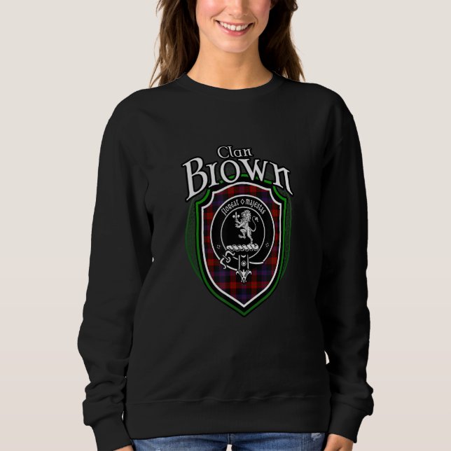 Moletom Brown Clan Crest Scottish Clan Brown Family Crest  (Frente)