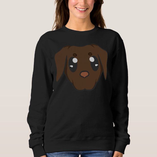 Moletom Brown Labrador Retriever Head (Frente)