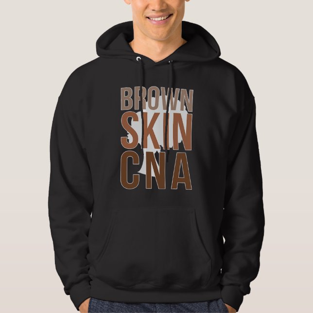 Moletom Brown Skin CNA Black CNA Melanin Certified Nursing (Frente)