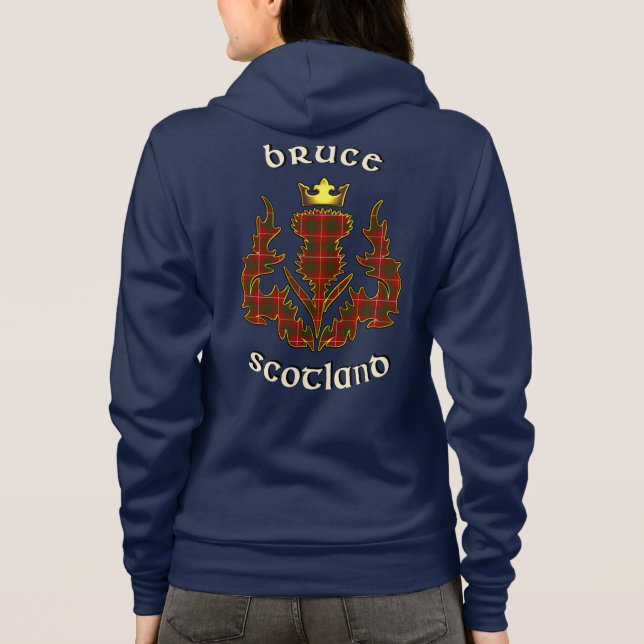 Moletom Bruce Clan Crachá & Tartan w/Motto (Verso)