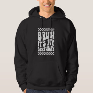 Moletom Bruh, é a minha família retro Groovy de aniversári