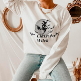 Moletom Bruxa Clássica e Halloween da Lua