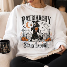 Bruxa de Halloween Feminista Patriarcado É Arte As