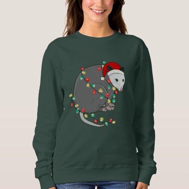 Moletom bruxa do Natal santa claus (Frente)