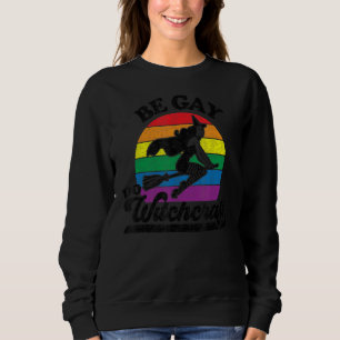 Moletom Bruxa do Orgulho Pagão Lésbica gay