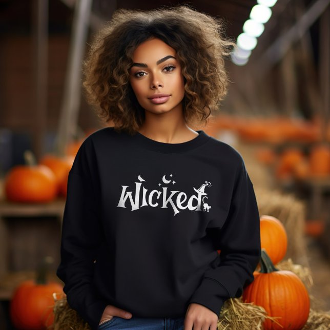 Moletom Bruxa Engraçada de Halloween (Halloween Wicked Witch Funny Sweatshirt)