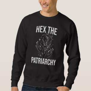 Moletom Bruxa Feminista Amaldiçoa a Patriarcado Halloween