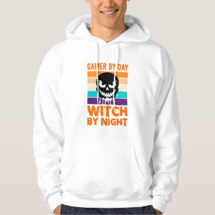 Moletom Bruxa Gamer Halloween Crânio Retro