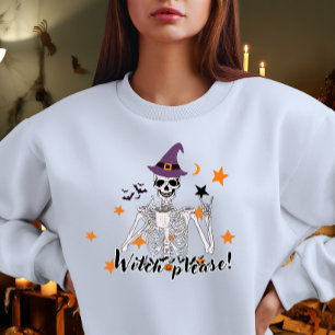 Moletom Bruxa Por Favor Funny Halloween 2026