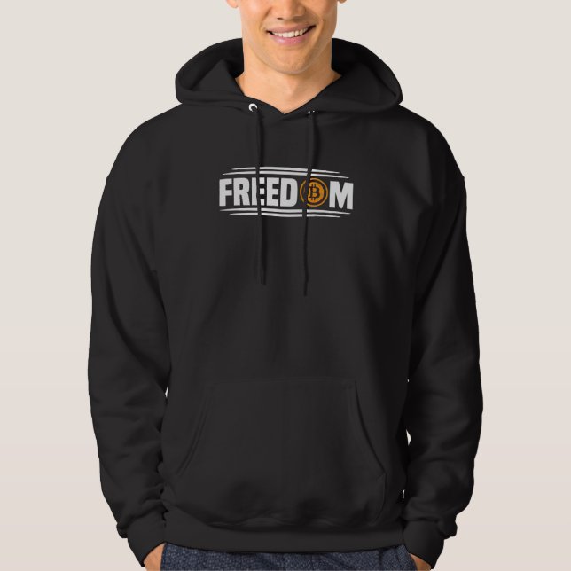 Moletom BTC is Freedom  Bitcoin (Frente)