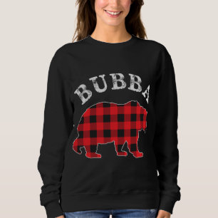 Moletom BUBBA Bear RED Black Buffalo Xadrez Mama Checkerbo