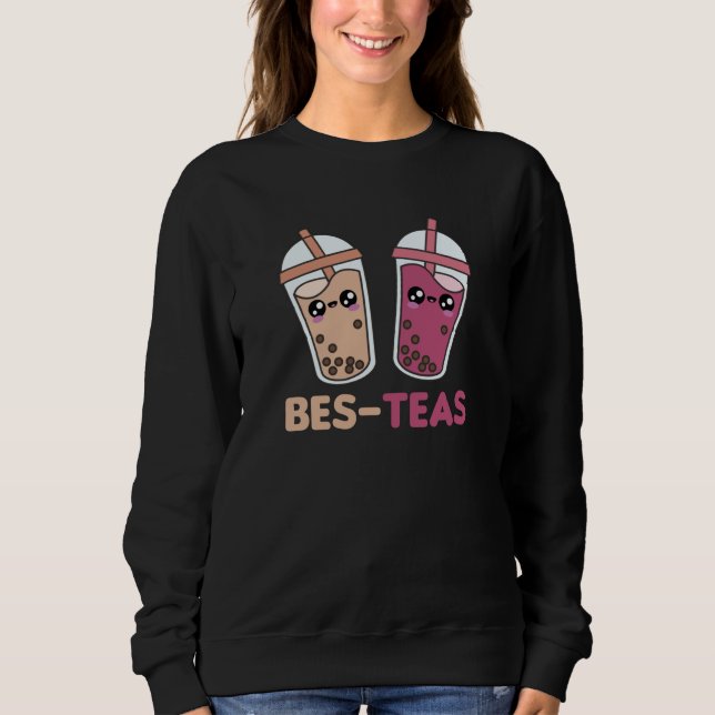 Moletom Bubble Tea Best Friends Party Partner Boba (Frente)