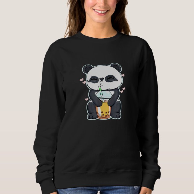Moletom Bubble Tea Panda (Frente)