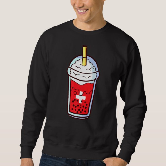 Moletom Bubble Tea Swiss Suiça (Frente)
