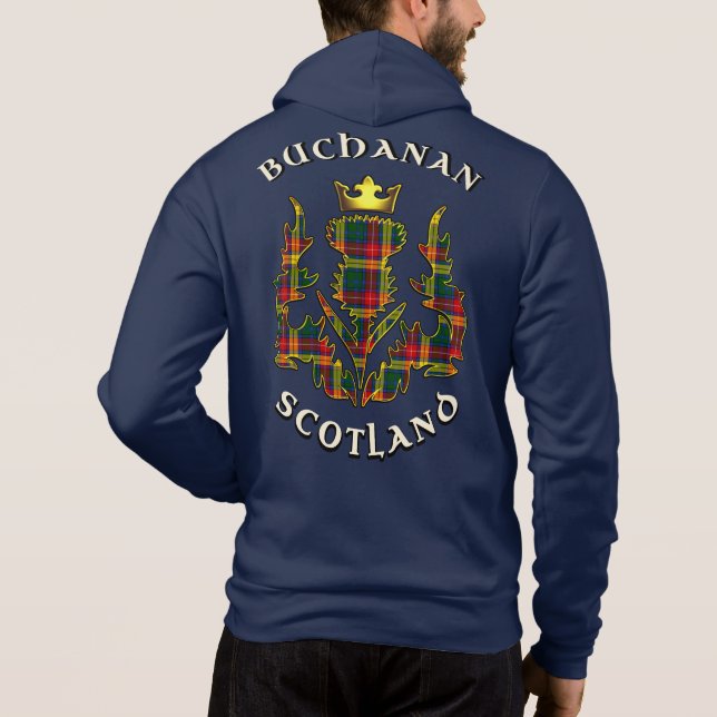 Moletom Buchanan Clan Crachá & Tartan w/Motto (Verso)