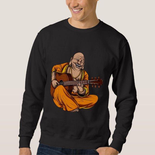 Moletom Buddha tocando violão (Frente)